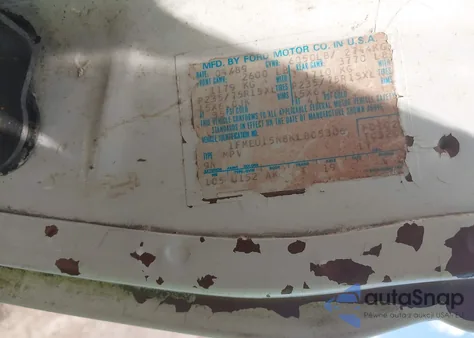 1989 Ford Bronco U100 из США, поврежденный, VIN 1FMEU15N8KLB05306